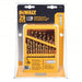 DeWalt DW1369 Jobber Length Drill Set 1/16 in Smallest Drill Bit Size, 1/2 in Largest Drill Bit Size, TiN - KVM Tools Inc.KV34GR20