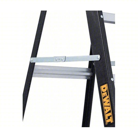 Dewalt DXL3110-06 Stepladder 6 ft Ladder Ht, 5 Steps, 250 lb, 40 7/16 in Base Spread, 23 1/2 in Bottom Wd - KVM Tools Inc.KV36Y404