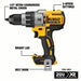 DeWalt DCD996P2 Cordless Hammer Drill Kit 20V, Premium, 1/2 in Chuck, Keyless, 1/2 in Concrete Capacity, 3 - KVM Tools Inc.KV39RV78