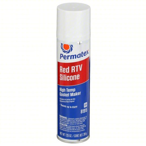 Permatex 81915 RTV Gasket Maker High-Temp Red RTV, 7.25 oz, Pressurized Can, Red - KVM Tools Inc.KV3DPT8