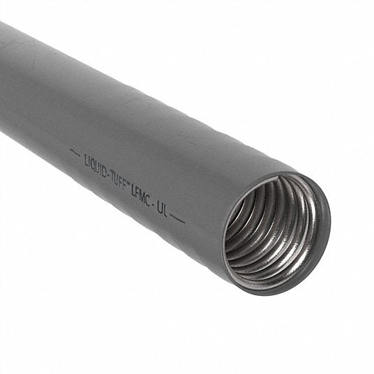 Allied 6207-24-00 Liquid-Tight Conduit, 2 In x 50 ft, Gray