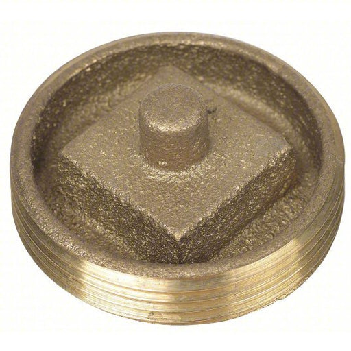 Oatey 42741 Cleanout Plug Brass, 2 in Fitting Pipe Size, MNPT, Recessed Square Plug Drive - KVM Tools Inc.KV3NWD2