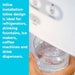 3M Aqua - Pure AP717 Inline Water Filter 5 micron, 0.5 gpm, 1,500 gal, 8 3/8 in Overall Ht, 2 1/4 in Dia - KVM Tools Inc.KV3P782