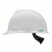 MSA 475358 Hard Hat White, No Graphics, Ratchet (4-Point), Polyethylene, Side-Slots - KVM Tools Inc.KV4LN95