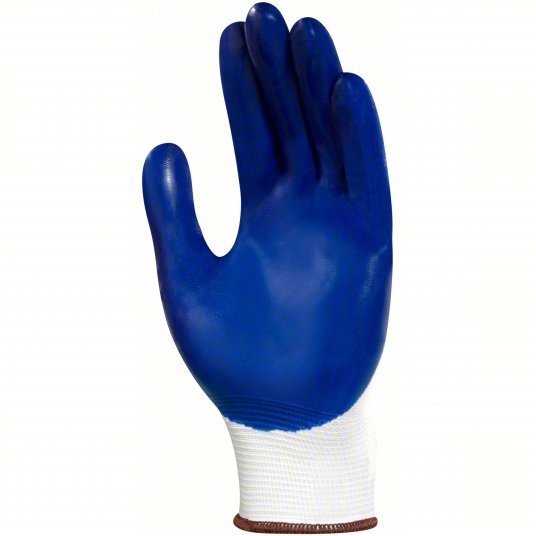 Hyflex 11-900 Coated Gloves M ( 8 ), Smooth, Nitrile, Palm, Dipped, ANSI Abrasion Level 4, Knit Cuff, 1 PR - KVM Tools Inc.KV4JU96