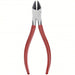 Proto J206G Diagonal Cutting Plier Std, Straight, Oval, 7/8 in Jaw Lg, 3/4 in Jaw Wd, 6 1/8 in Overall Lg, Red - KVM Tools Inc.KV3R193