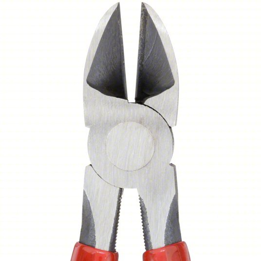 Proto J206G Diagonal Cutting Plier Std, Straight, Oval, 7/8 in Jaw Lg, 3/4 in Jaw Wd, 6 1/8 in Overall Lg, Red - KVM Tools Inc.KV3R193