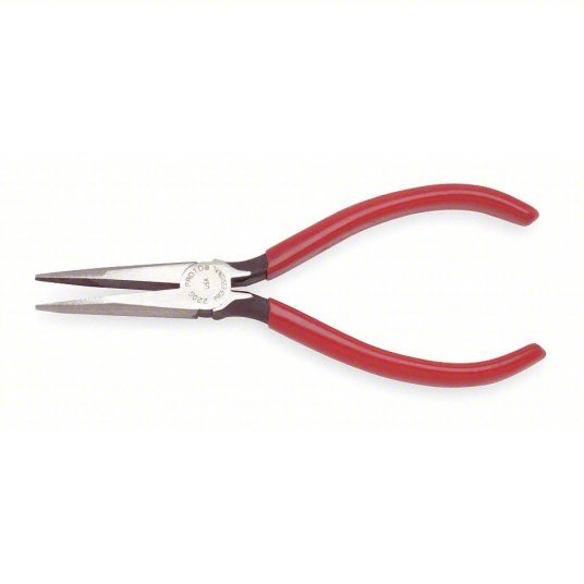 Proto J229-03G Needle Nose Plier 1 1/4 in Max Jaw Opening, 5 5/8 in Overall Lg, 1 3/4 in Jaw Lg, 9/32 in Tip Wd - KVM Tools Inc.KV3R218