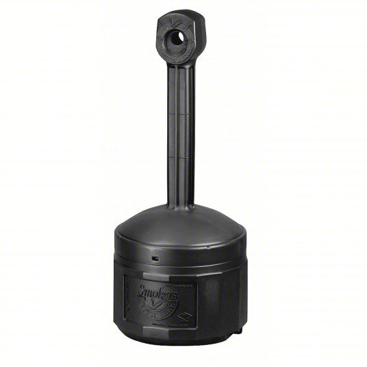 Justrite 26800D Cigarette Receptacle 4 gal Capacity, 38 1/2 in Ht, 16 1/2 in Wd, 16 1/2 in Base Dia. - KVM Tools Inc.KV3RYZ6