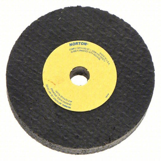 Norton 66243522417 Straight Grinding Wheel Type 1, 3" x 1/2" x 3/8", 57A24 - PBRA - KVM Tools Inc.KV3UP16