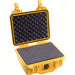 Pelican 1200 Protective Case 7 1/8 in x 9 1/4 in x 4 1/8 in Inside, Flat/Pick and Pluck/Solid, Yellow - KVM Tools Inc.KV3UZU8