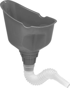 McMaster 40495T1 32 FL oz Plastic Funnel with Flexible Extendable Spout - KVM Tools Inc.KV40495T1