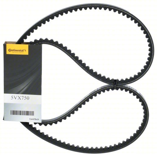 Continental 5VX780 Cogged V - Belt, 78 in Outside Lg, 0.625 in Top Wd, 17/32 in Thick - KVM Tools Inc.KV459N52