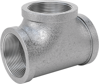 McMaster 4638K128 Low - Pressure Pipe Fitting Galvanized Iron Tee Connector, 2 NPT Female - KVM Tools Inc.KV4638K128