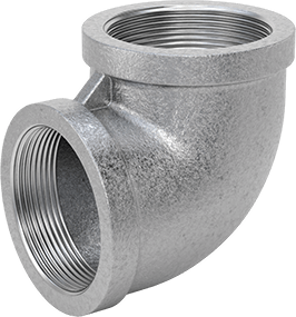 McMaster 4638K138 Low - Pressure Pipe Fitting Galvanized Iron, 90 Degree Elbow Connector, 2 NPT Female - KVM Tools Inc.KV4638K138