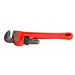 Ridgid 8 Heavy - Duty Pipe Wrench Cast Iron, 1 in Jaw Capacity, Serrated, 8 in Overall Lg, I - Beam - KVM Tools Inc.KV4A497