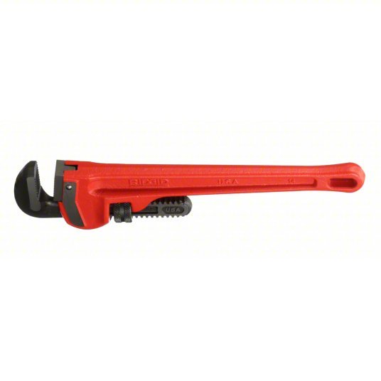 Ridgid 14 Heavy - Duty Pipe Wrench Cast Iron, 2 in Jaw Capacity, Serrated, 14 in Overall Lg, I - Beam - KVM Tools Inc.KV4A499