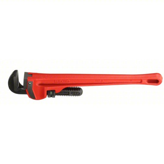 Ridgid 18 Heavy-Duty Pipe Wrench Cast Iron, 2 1/2 in Jaw Capacity, Serrated, 18 in Overall Lg, I-Beam - KVM Tools Inc.KV4A500