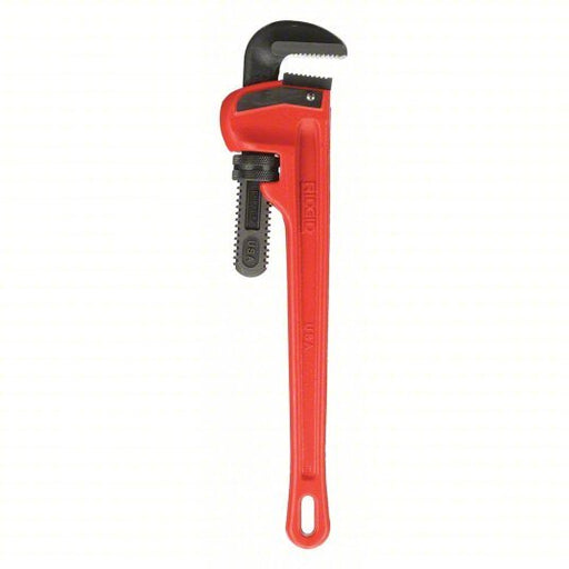 Ridgid 18 Heavy-Duty Pipe Wrench Cast Iron, 2 1/2 in Jaw Capacity, Serrated, 18 in Overall Lg, I-Beam - KVM Tools Inc.KV4A500