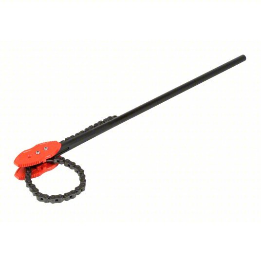 Ridgid 3237 Chain Tong For 12 in Outside Dia, 55 1/2 in Chain Lg, 64 in Handle Lg, Alloy Steel, Iron - KVM Tools Inc.KV4CPE6