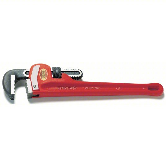 Ridgid 12 Heavy-Duty Pipe Wrench Cast Iron, 2 in Jaw Capacity, Serrated, 12 in Overall Lg, I-Beam - KVM Tools Inc.KV4CW42