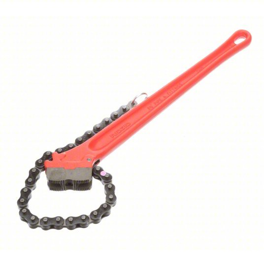 Ridgid C - 18 Chain Wrench For 5 in Outside Dia, 20 1/4 in Chain Lg, 18 in Handle Lg, Alloy Steel - KVM Tools Inc.KV4CW48