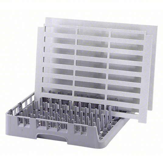 Cambro CAOETR314151 Open End Tray Rack 19 3/4 in Overall Lg, 19 3/4 in Overall Wd, 3 1/4 in Overall Ht, Gray - KVM Tools Inc.KV4UJK2