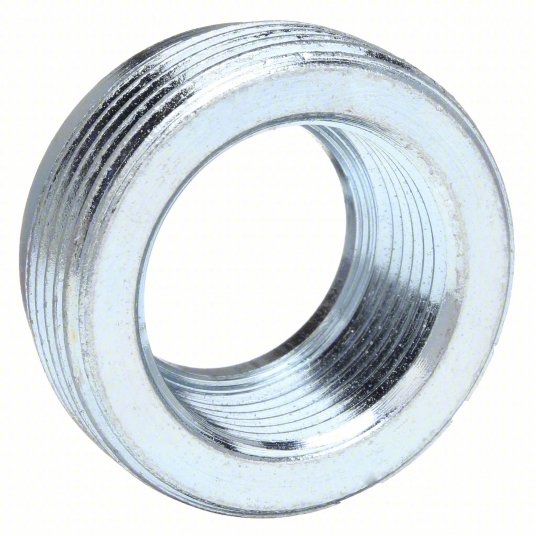 Raco 1156 Reducing Bushing Steel, Zinc Plated, 1 1/2 in_2 in Trade Size, 2 in to 1 1/2 in Reduction Size