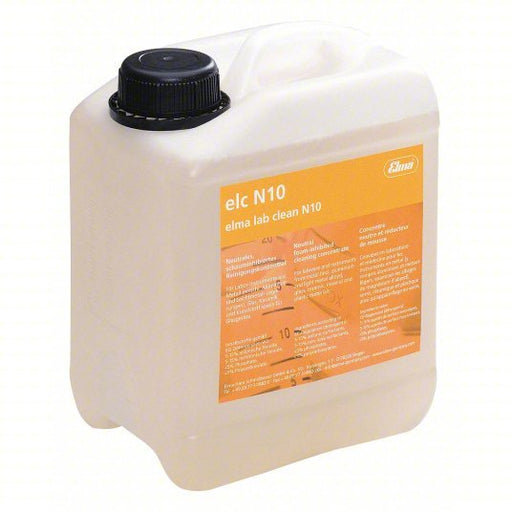 Elma Lab Clean N10 Neutral Cleaner 10 L Container Size, Liquid, 7.1 pH Max pH Level, Unscented, Jug - KVM Tools Inc.KV52RX72