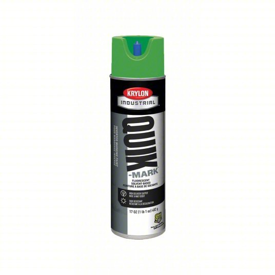 Krylon A03614007 Marking Paint Inverted Paint Dispensing, Fluorescent Green, 20 oz, 468 Linear ft - KVM Tools Inc.KV54TH43