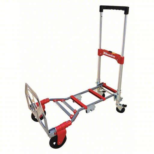 Milwaukee DC73333 Convertible Hand Truck 15 in x 11 in, 24 in x 8 1/2 in x 7 1/2 in - KVM Tools Inc.KV56YK57