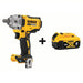 Dewalt DCF896HB/ DCB204 Impact Wrench 1/2 in Square Drive Size, 330 ft - lb Fastening Torque, 600 ft - lb Breakaway Torque - KVM Tools Inc.KV578Z60