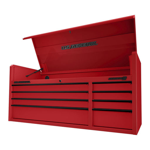 KVM Tools US General 58712 56 in. x 22 in. Top Chest, Series 3, Red - KVM Tools Inc.KV58712