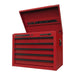 KVM Tools US General KV58715 27 in. x 22 in. Top Chest, Series 3, Red - KVM Tools Inc.KV58715