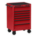 KVM Tools US General KV58721 27 in. x 22 in. Roll Cab, Series 3, Red - KVM Tools Inc.KV58721