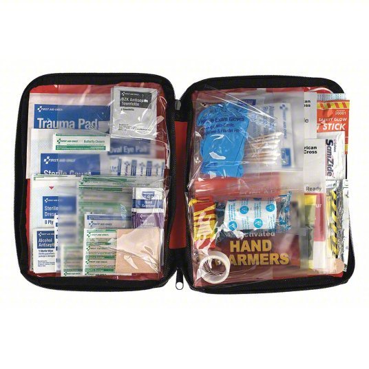 American Red Cross RC-562 Emergency Preparedness Kit Bulk, 106 Components, Red - KVM Tools Inc.KV5DXY4