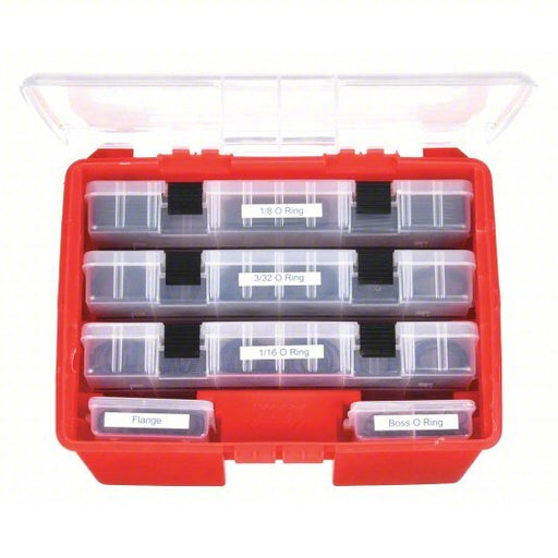 KVM Tools KV5JJT7 O - Ring Assortment SAE, Buna N, 1,415 Pieces, 81 # of Sizes, 70 Shore A - KVM Tools Inc.KV5JJT7