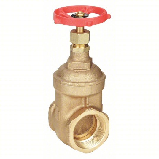 Milwaukee Valve 105 2" Gate Valve 2 in, Bronze, Non - Rising, FNPT x FNPT, 200 psi Max. Pressure (CWP) - KVM Tools Inc.KV5JLV0