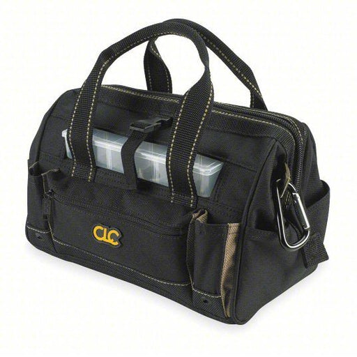 CLC 15331533 Tool Bag Polyester, 21 Pockets, 12 in Overall Wd, 8 in Overall Dp, 9 in Overall Ht, Black - KVM Tools Inc.KV5LU64