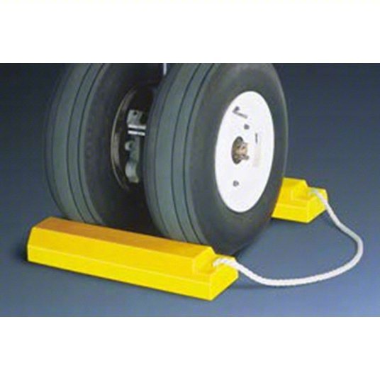 Checkers AC3512 - RP - P Wheel Chock Urethane, 20 1/2 in Overall Lg, 4 1/2 in Overall Wd, 6 in Overall Ht, 2 Chocks, 1 PR - KVM Tools Inc.KV5NHR1