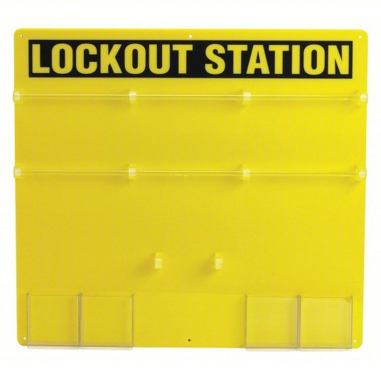 Brady 50992 Lockout Board, No Padlocks, Wall Mount - KVM Tools Inc.KV5TA76