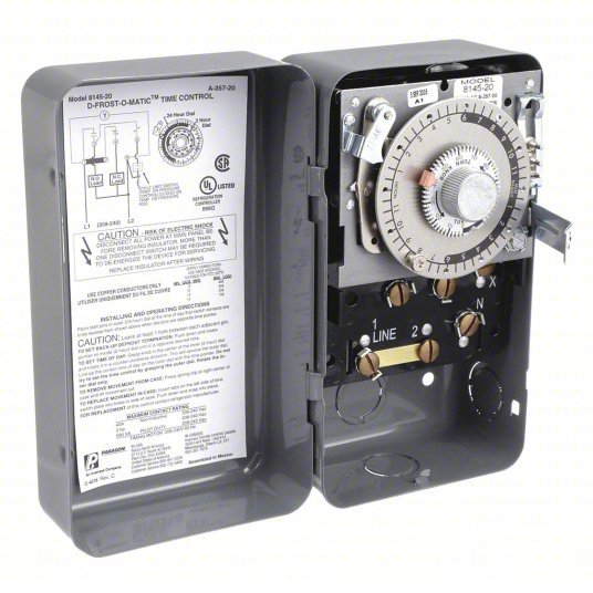 Paragon 8145-20 Defrost Timer Control 1 to 6 Per Day, Min of 4 Hours B ...