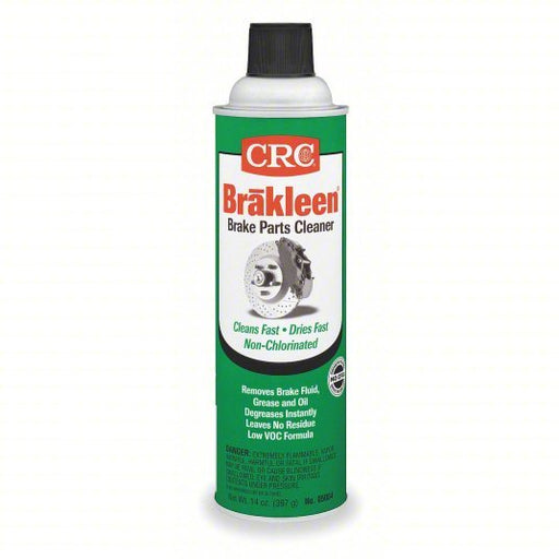 CRC 05084 Brake Parts Cleaner Solvent, Aerosol, Non - Chlorinated, Flammable, Aerosol Spray Can, Brakleen - KVM Tools Inc.KV5YK76