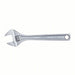 Proto J712B Adjustable Wrench Alloy Steel, Chrome, 12 1/8 in Overall Lg, 1 19/32 in Jaw Capacity, Std - KVM Tools Inc.KV61TH74
