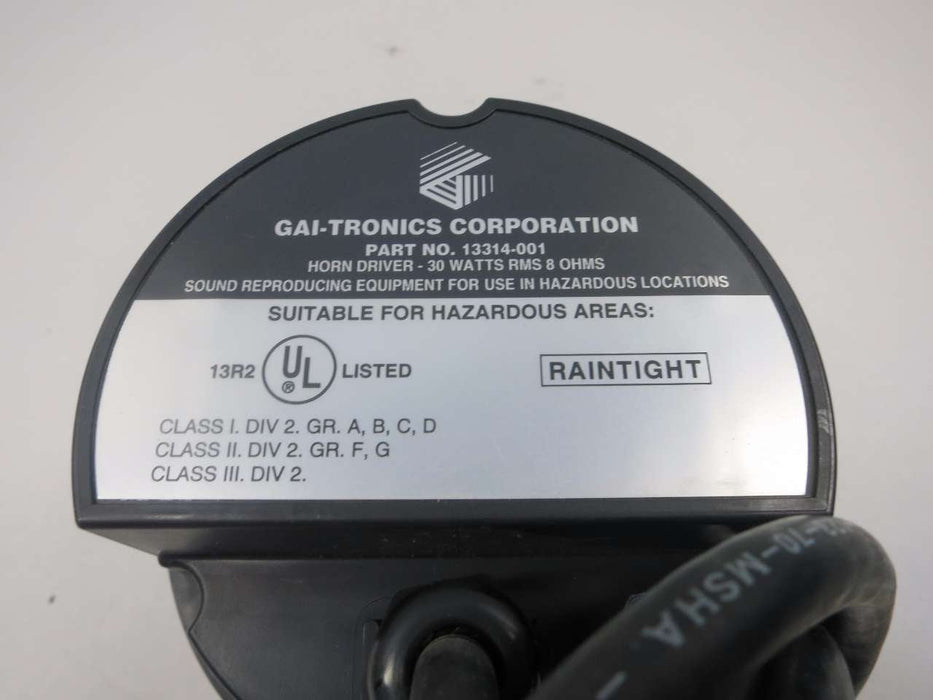 Gai - Tronics 13314 - 001 Weatherproof Driver Unit, Div 2, 30 Watts at 8 ohms - KVM Tools Inc.KV13314 - 001