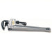 Ridgid 818 Pipe Wrench Aluminum, 2 1/2 in Jaw Capacity, Serrated, 18 in Overall Lg, I - Beam - KVM Tools Inc.KV6A652