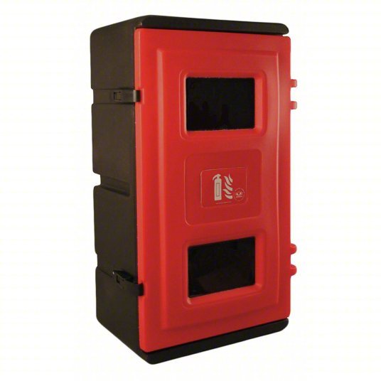 Jonesco JBDE73 Fire Extinguisher Cabinet For 30 lb Tank Wt, Cabinet, Surface - KVM Tools Inc.KV6ATL4