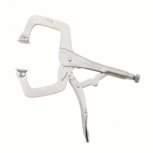 Irwin 11SP Locking C - Clamp Swivel, 3 1/2 in Max Jaw Opening, 2 5/8 in Throat Dp, 11 in Overall Clamp Lg - KVM Tools Inc.KV6C663