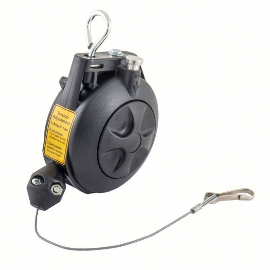 Hubbell BD-05 Tool Balancer Non-Locking, 5 lb Max. Tool Wt, 6 ft Cable Lg, ABS, Snap Hook, Swivel Hook - KVM Tools Inc.KV6HH09