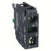 Schneider ZBE101 Contact Block 22 mm Size, Operator, 1NO, 10A @ 600V AC, Momentary, Black/Green - KVM Tools Inc.KV6HZ06